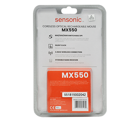 sensonic mx550